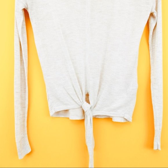 Madewell Modern Tie Front Pullover Sweater Top XXS - Picture 5 of 8